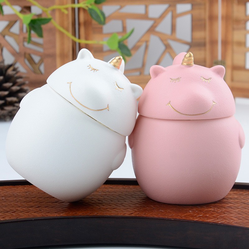 Bespoke best home decor pink pet urn ceramic for pet online shop website