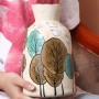 famous maker handmade personalised business logo for cream ceramic jug vase