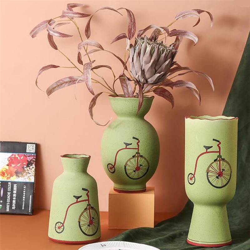 Bespoke best matte green vase ceramic pottery crafts online shop Made in CHINA website