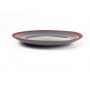 Chinese manufacturer Bespoke luxury red ware terracotta plates bulk best selling in Italy