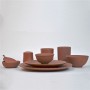 Best custom factory stores bulk fine terracotta color dinnerware plates popular in germany