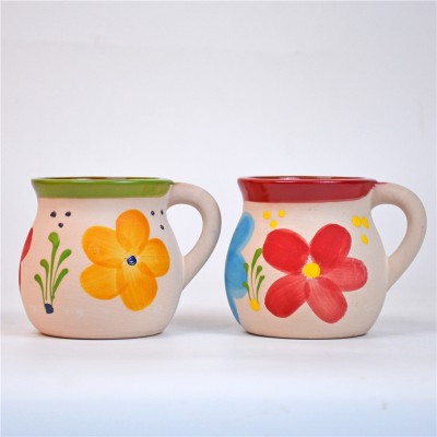 Food safe glazes high temperature firing terracotta coffee mug wholesale price China website