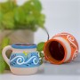 Chinese manufacturer Bespoke luxury red ware terracotta coffee mug wholesale price best selling in Italy