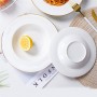 Chinese luxury best dinnerware oem china manufacturer white ceramic plates