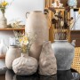 Best ceramic suppliers customized large terracotta vase with handles at wholesale prices