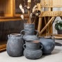 Best custom factory stores bulk fine large black terracotta vase popular in germany