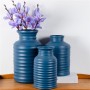 Best custom factory stores bulk fine blue glazed terracotta vase popular in germany