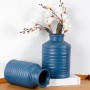 Chinese manufacturer Bespoke luxury red ware blue glazed terracotta vase best selling in Italy