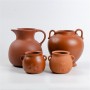 Best art home decor medium temperature firing small terracotta jug vase with handles online shop China website