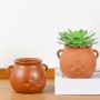 Chinese manufacturer Bespoke luxury red ware small terracotta jug vase with handles best selling in Italy