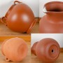 B2B wholesale high end small terracotta jug vase with handles sets best seller in France