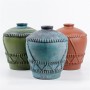 Chinese manufacturer Bespoke luxury red ware weathered terracotta vase best selling in Italy