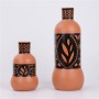 Chinese manufacturer Bespoke luxury red ware hand painted terracotta vases best selling in Italy