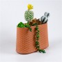 Chinese manufacturer Bespoke luxury red ware small rectangular terracotta planter best selling in Italy