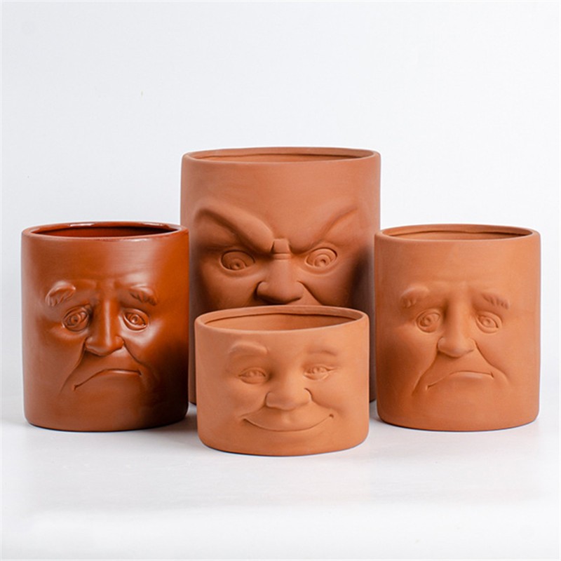 Best art deco medium temperature firing wholesale unglazed terracotta pots nz online shop China website