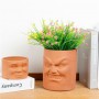 unique face planters with personalised business logo wholesale unglazed terracotta pots nz