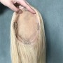 c silk base human hair topper cap inside