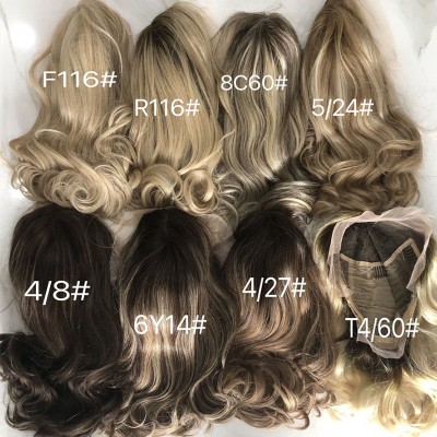 1 european hair wigs balayage color chart wholesale
