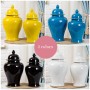 B2B wholesaler selling Best chinaware home decor white ceramic urn vase