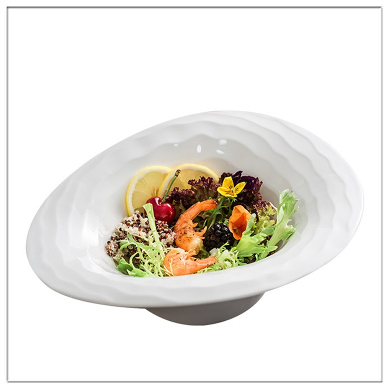 Food safe glazes best porcelain ceramic salad bowl online shop Made in China website