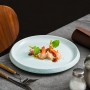 Best restaurant tableware suppliers sell blue ceramic platter at wholesale prices