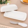 Chinese luxury best dinnerware oem china manufacturer white ceramic butter dish