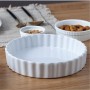 Chinese luxury best dinnerware oem china manufacturer small ceramic pie dish