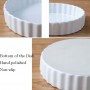 B2B wholesale high end microwave safe chinaware include small ceramic pie dish