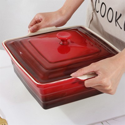 Food safe glazes best porcelain ceramic baking dish with lid online shop Made in China website