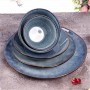 Food safe glazes best porcelain blue ceramic dinner set online shop Made in China website