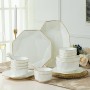 Best custom factory stores bulk fine white china dinnerware sets kitchen serveware