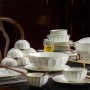 Best ceramic suppliers sell fine bone china tableware plate at wholesale prices