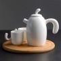 Best custom factory stores bulk beautiful kitchen serveware ceramic teapot with infuser