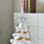 Luxury best porcelain ware manufacturers supply bulk vintage white ceramic christmas tree with lights