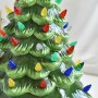 Luxury best porcelain ware manufacturers supply bulk vintage porcelain christmas tree with lights