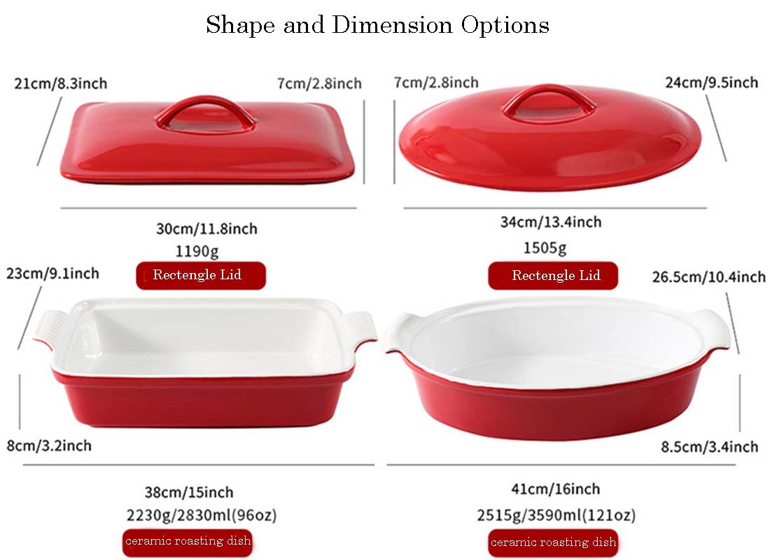 Food safe glazes best porcelain ceramic roasting dish online shop Made in China website