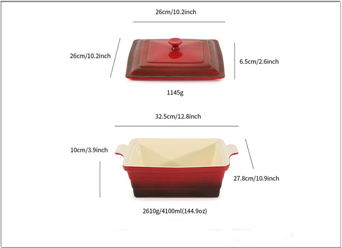 Food safe glazes best porcelain best ceramic baking dish online shop Made in China website