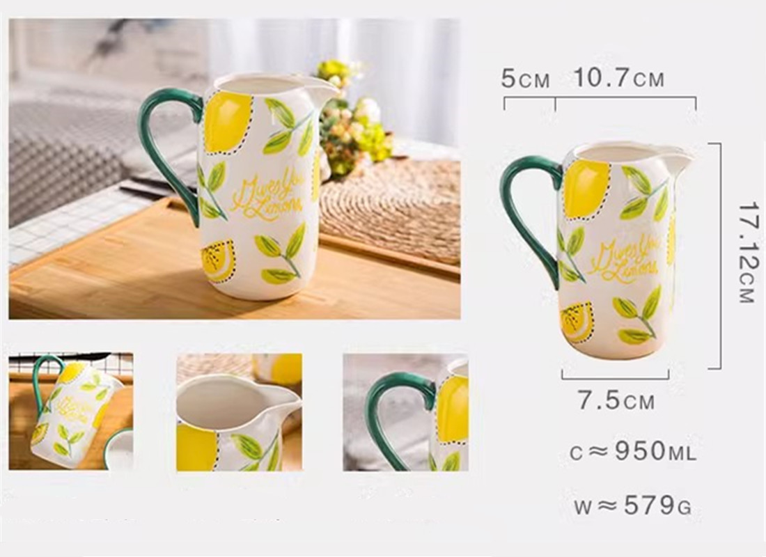 Food safe glazes best porcelain ceramic pitchers online shop Made in China website