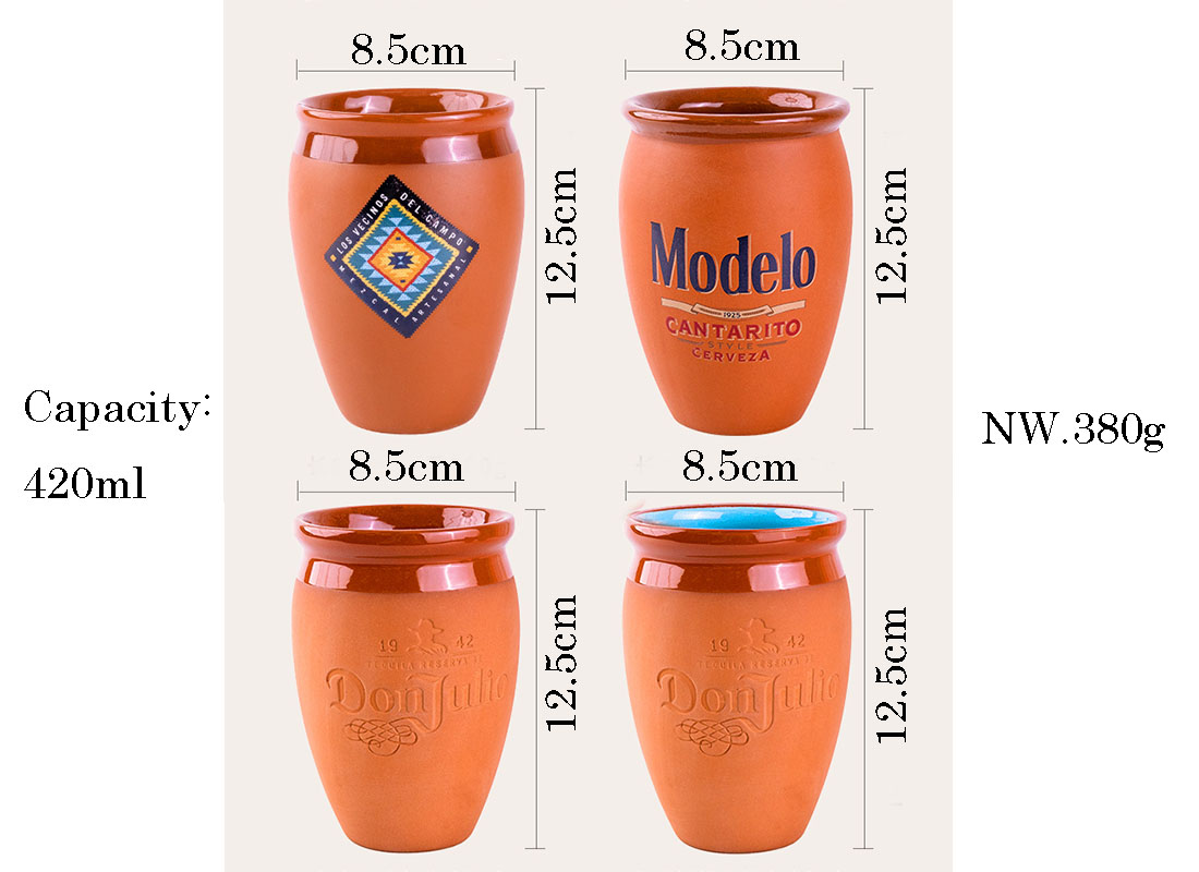 Food safe glazes high temperature firing terracotta drinking cupss suppliers China website