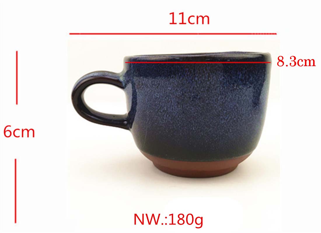 Food safe glazes high temperature firing terracotta espresso clay coffee cups wholesale China website