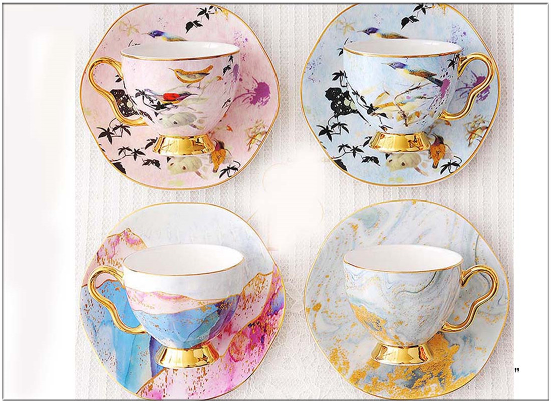 Best custom factory stores bulk beautiful kitchen serveware ceramic tea cup set