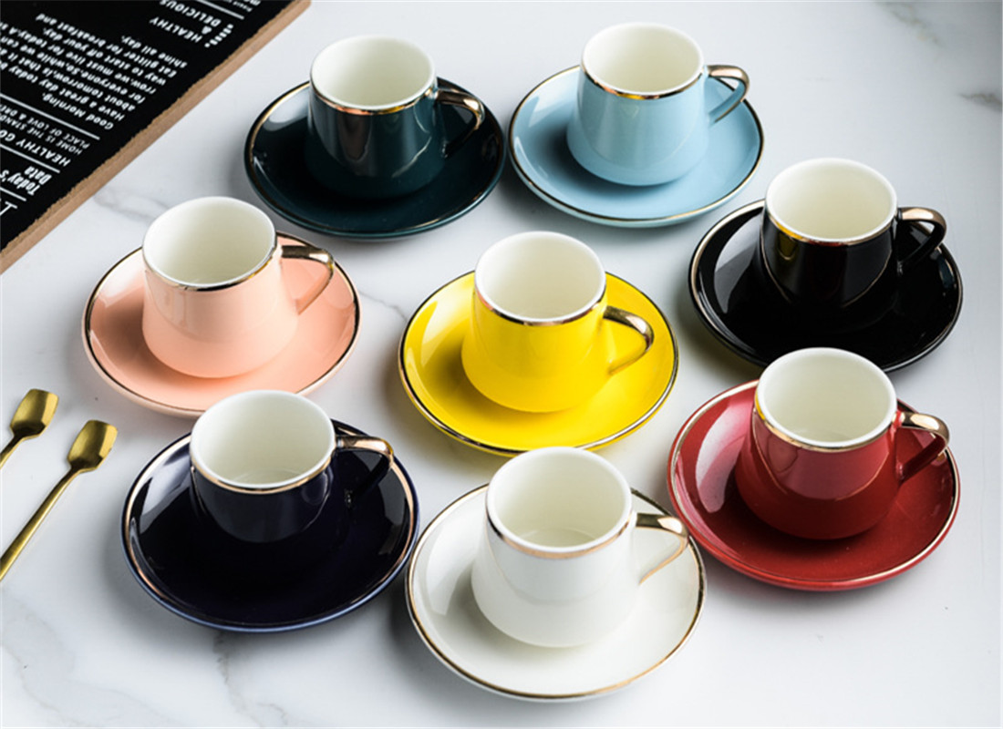 Best custom factory stores bulk beautiful kitchen serveware ceramic coffee cup