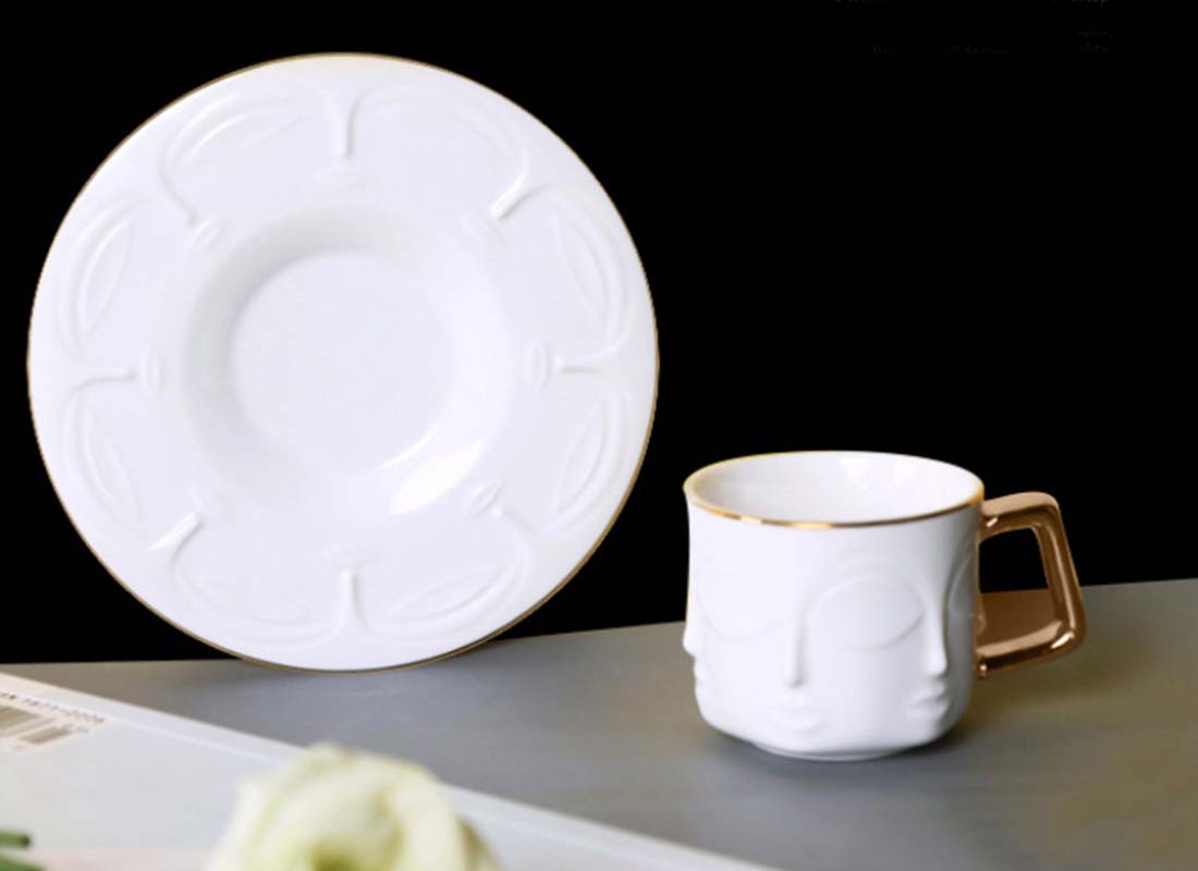 Best restaurant tableware suppliers sell ceramic mug faces at wholesale prices