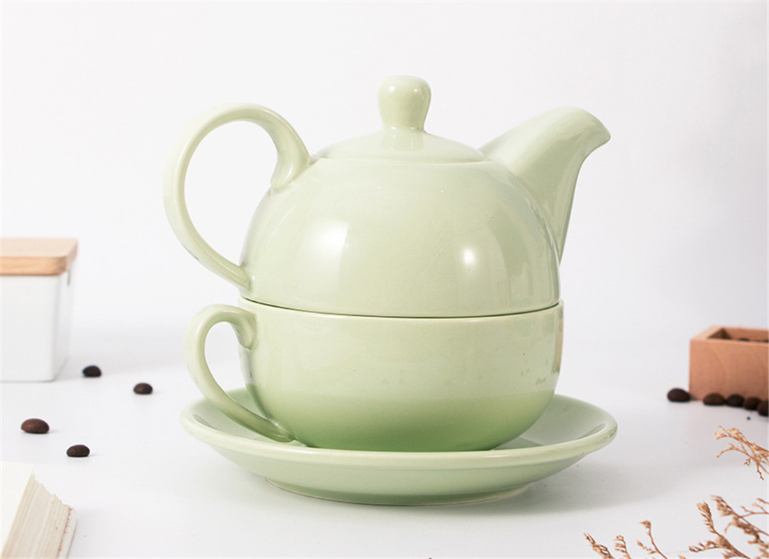 Best custom factory stores bulk beautiful kitchen serveware ceramic teapot set