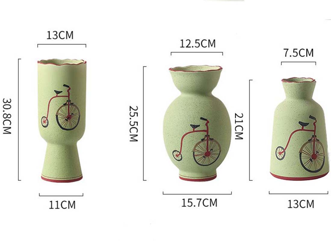 Bespoke best green vase ceramic pottery crafts online shop Made in CHINA website