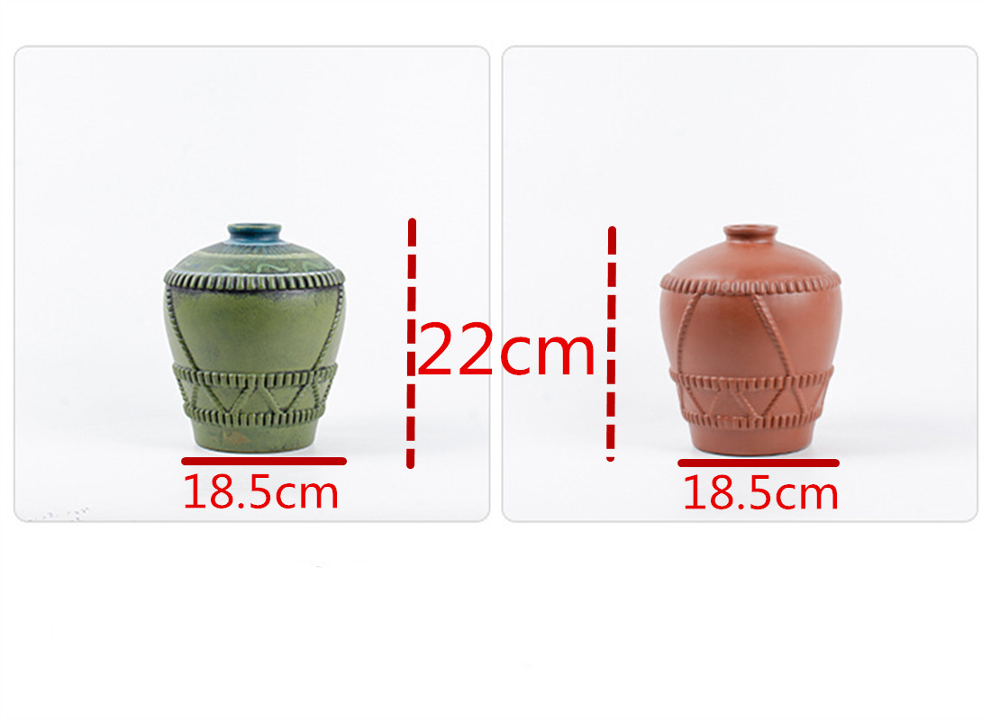 Best art home decor medium temperature firing artisan handcrafted terracotta vases online shop China website