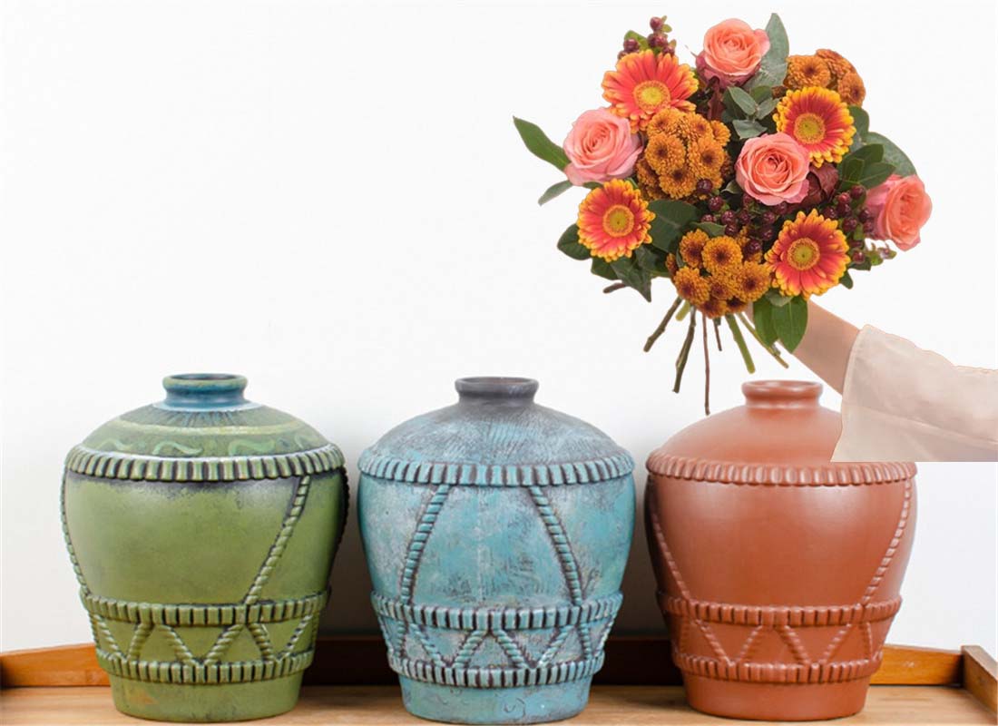 Best custom factory stores bulk fine artisan handcrafted terracotta vases popular in germany