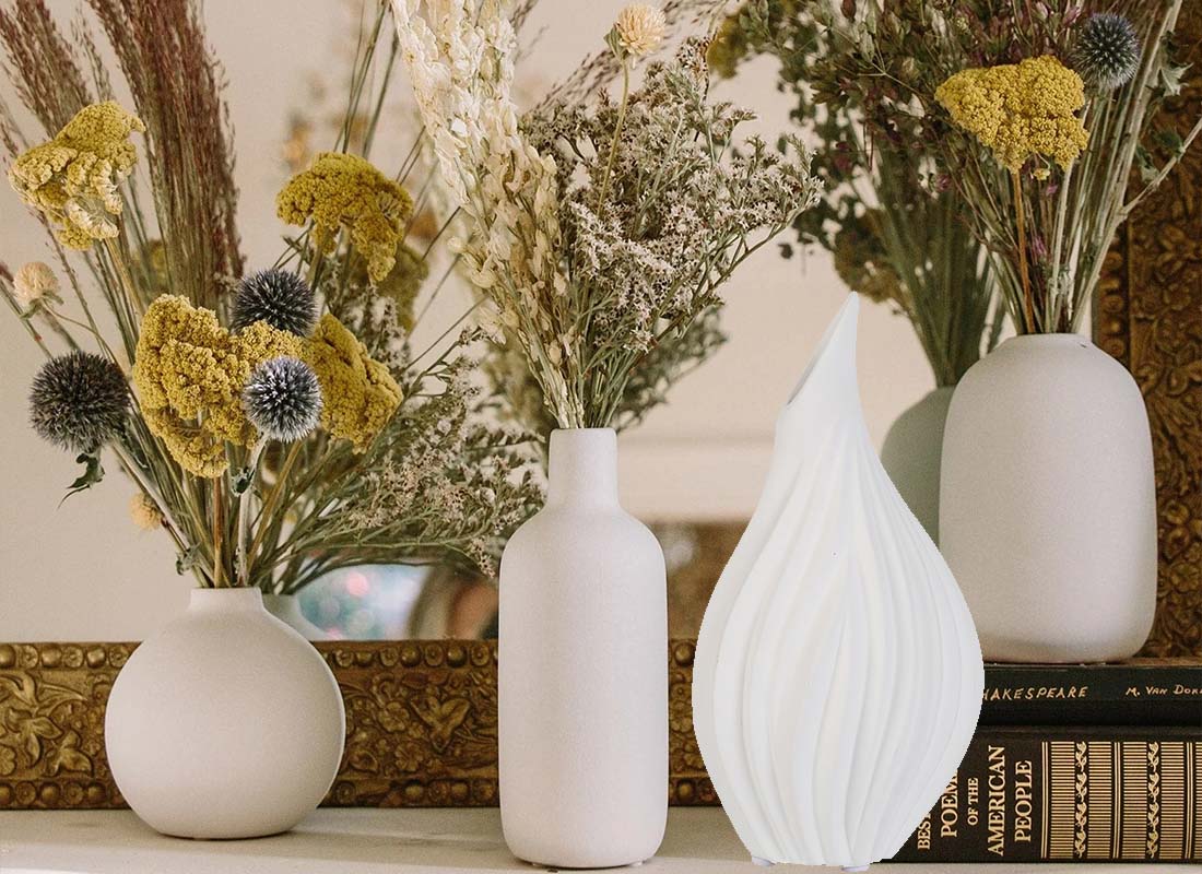 Luxury best porcelain ware manufacturers supply bulk textured white ceramic vase