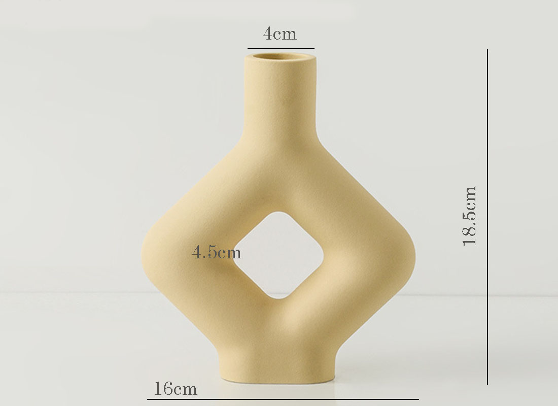 Luxury best porcelain ware manufacturers supply bulk ceramic donut vase