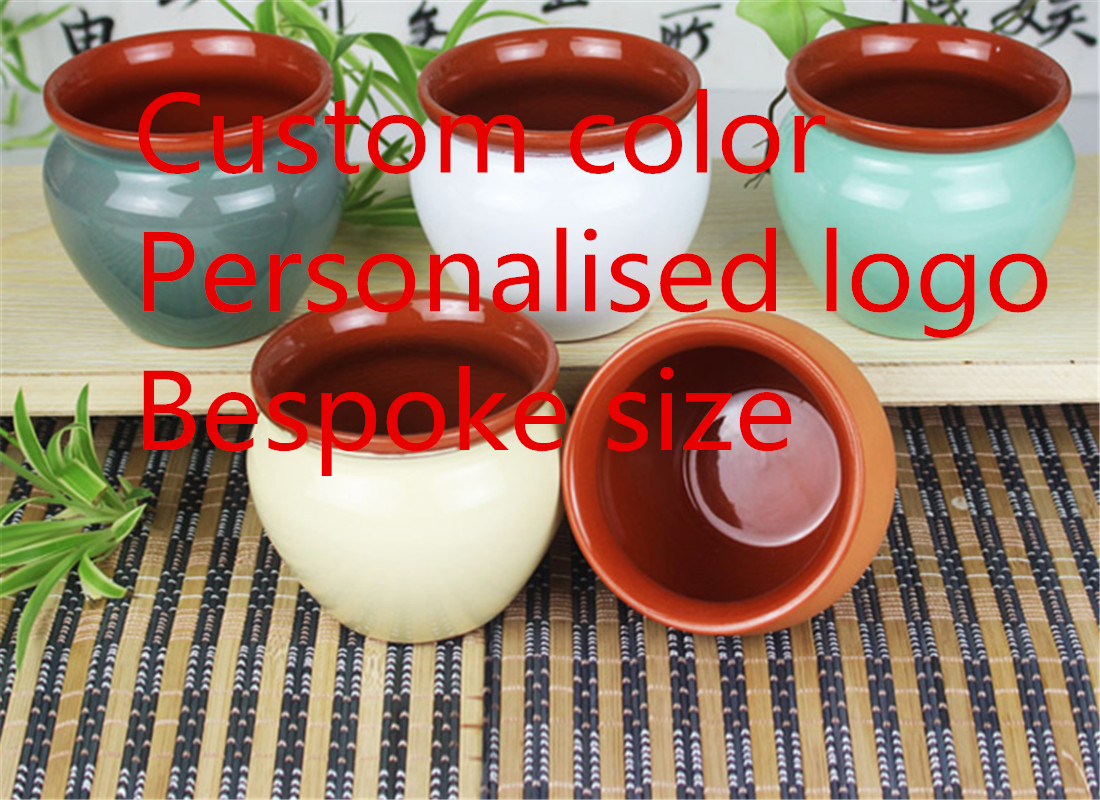 Food safe glazes high temperature firing small terracotta bowls online shop China website